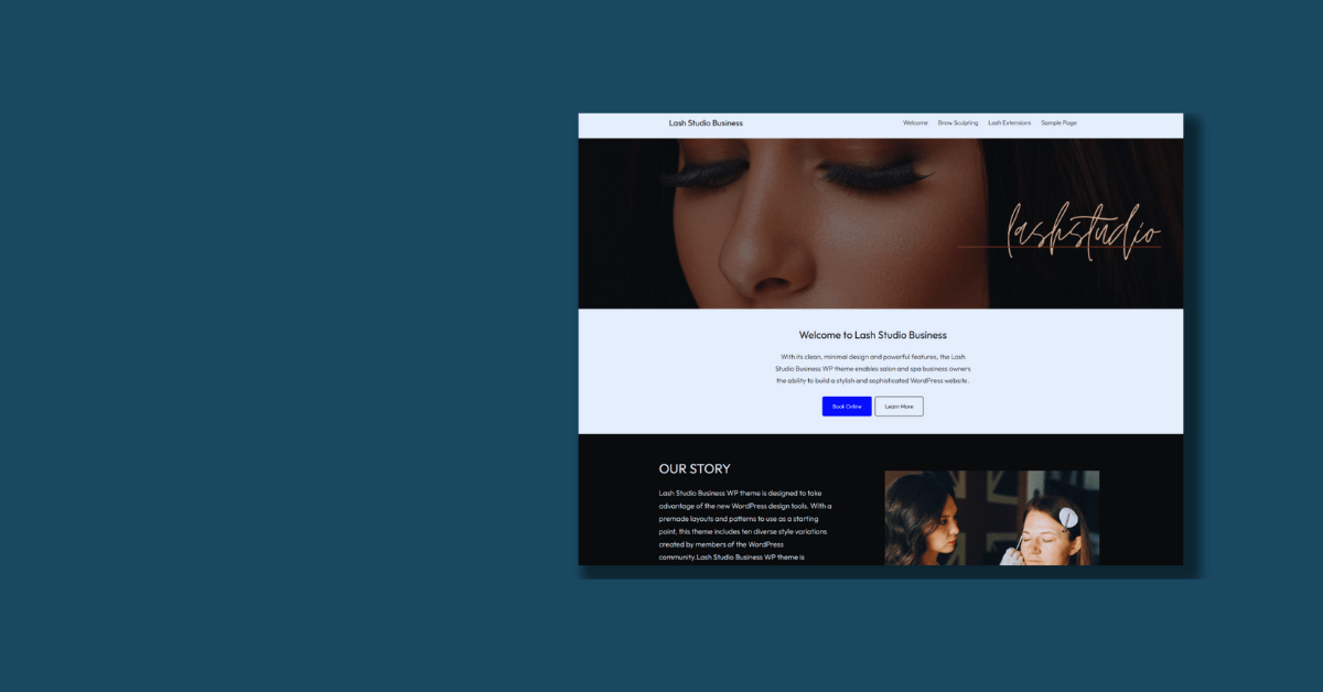 Site Builder Customizable WordPress Theme Template Available on Etsy